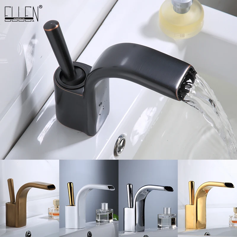 Faucet Bathroom Sink Faucets Hot Cold Water Mixer Crane Deck Mounted Single Hole Bath Tap Chrome Finished ELM460
Faucet Bathroom Sink Faucets Hot Cold Water Mixer Crane Deck Mounted Single Hole Bath Tap Chrome Finished ELM460