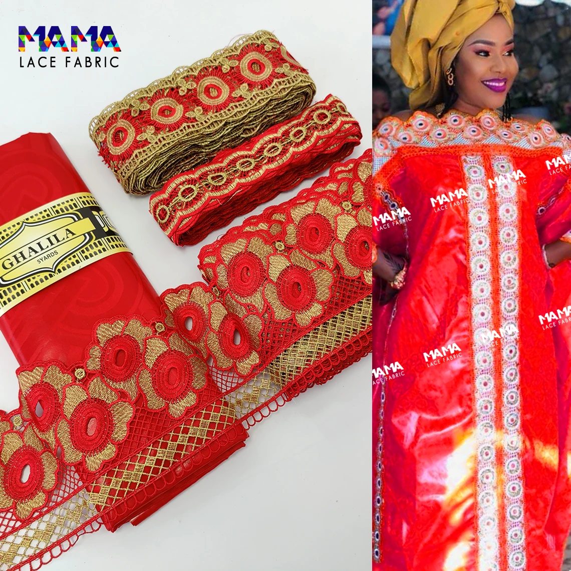 7.5 Yards Ribbon + 5 Yards Basin Riche African Lace Fabric 2022 High Quality Sewing For DIY Guinea Gambia Scented Material
7.5 Yards Ribbon + 5 Yards Basin Riche African Lace Fabric 2022 High Quality Sewing For DIY Guinea Gambia Scented Material