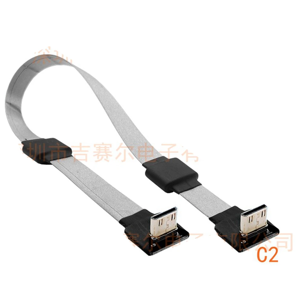 UP Angled FPV Mini HD-compatible Male to HD Male FPC Flat Cable for Multicopter Aerial Photography Magnetic ring
UP Angled FPV Mini HD-compatible Male to HD Male FPC Flat Cable for Multicopter Aerial Photography Magnetic ring