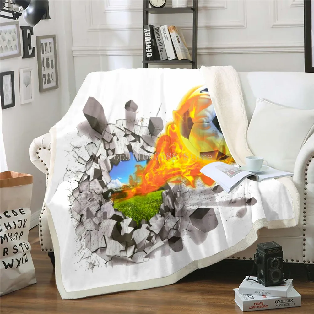 Одеяло шерпа для футбола, флисовое покрывало с рисунком футбольного мяча для дивана, кровати, кушетки, спортивный тематический Декор, плюшевое одеяло для молодежи
Одеяло шерпа для футбола, флисовое покрывало с рисунком футбольного мяча для дивана, кровати, кушетки, спортивный тематический Декор, плюшевое одеяло для молодежи