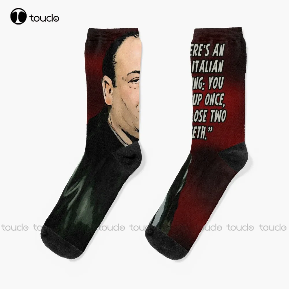 Носки Tony сопрано, классные носки, персонализированные, унисекс, для взрослых, подростков, Молодежные носки с цифровым принтом 360 °, высокое качество, забавные носки
Носки Tony сопрано, классные носки, персонализированные, унисекс, для взрослых, подростков, Молодежные носки с цифровым принтом 360 °, высокое качество, забавные носки