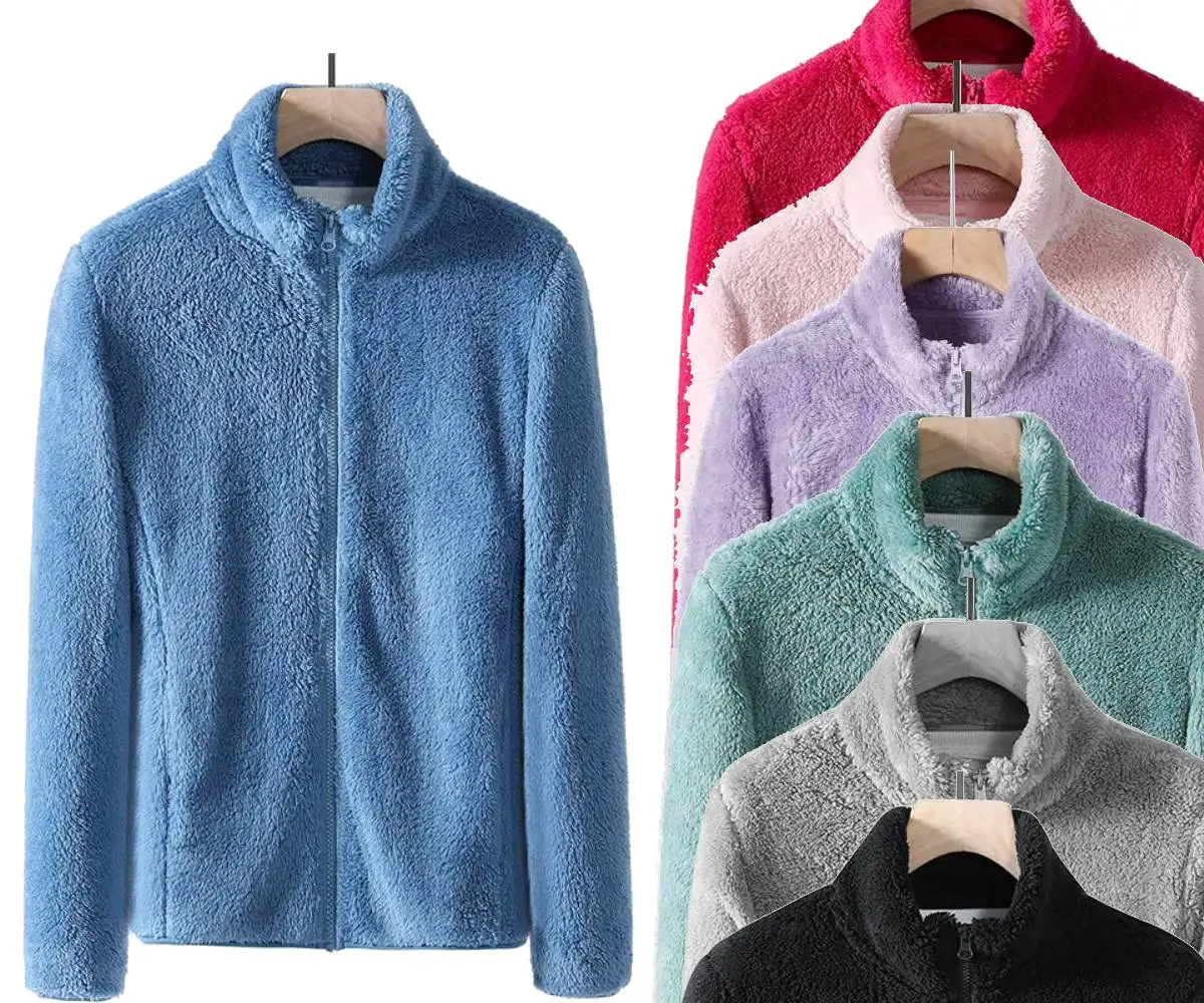 Men's Women Jackets Outdoor Ski Tops Coat Soft Thermal Coral Fleece Windbreaker Outwear Double-sided Cardigan Zipper Sportwear
Men's Women Jackets Outdoor Ski Tops Coat Soft Thermal Coral Fleece Windbreaker Outwear Double-sided Cardigan Zipper Sportwear