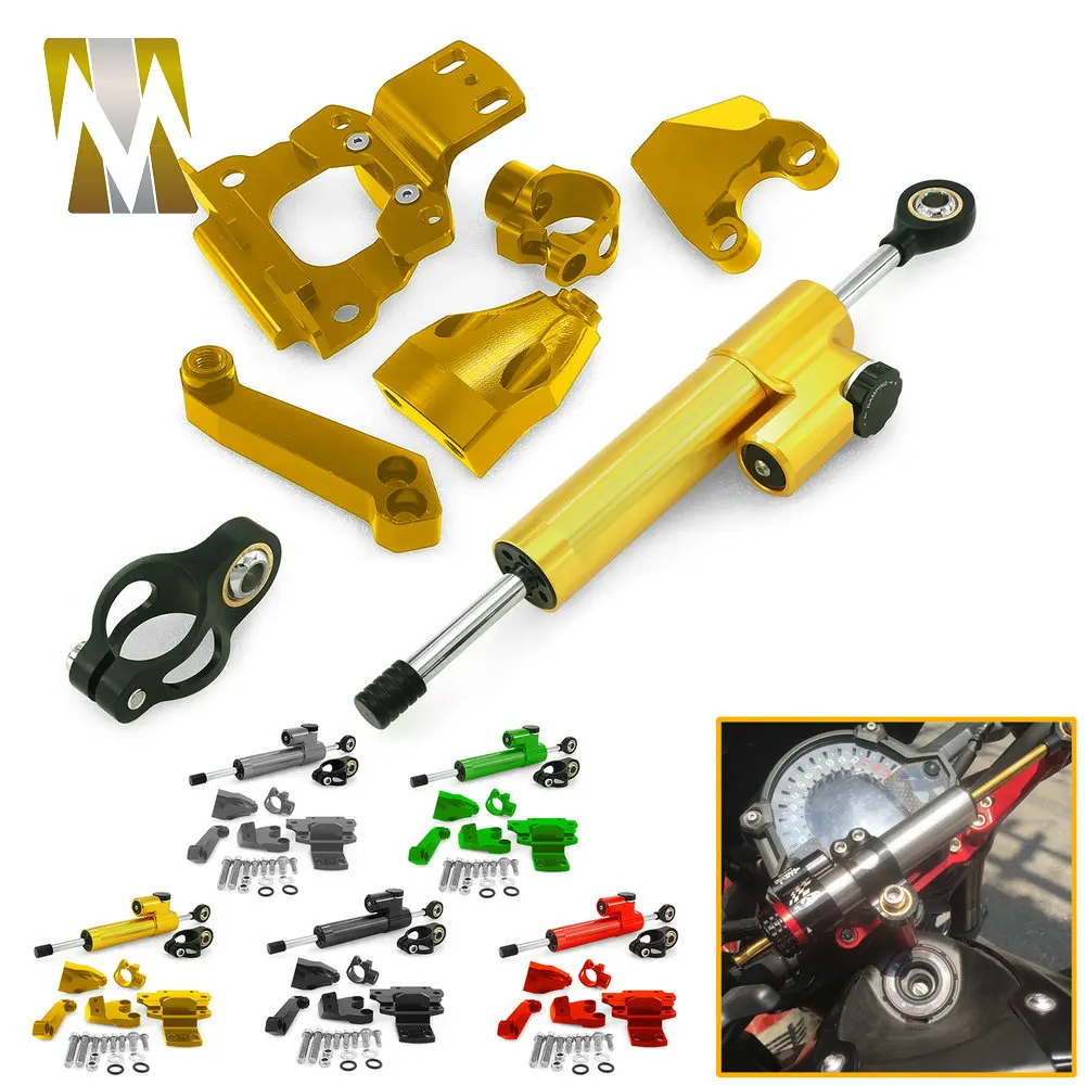 Motorcycle Steering Stabilizer Damper Mounting For Kawasaki Z650 Z 650 2017 2018 2019 Kit Bracket Support Safety Control Parts
Motorcycle Steering Stabilizer Damper Mounting For Kawasaki Z650 Z 650 2017 2018 2019 Kit Bracket Support Safety Control Parts