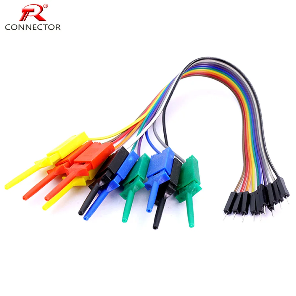 1set 25cm 10PIN Hook Clip Line Kit,High Efficiency, 5colors, Logic Analyzer Cable Gripper Probe Test
1set 25cm 10PIN Hook Clip Line Kit,High Efficiency, 5colors, Logic Analyzer Cable Gripper Probe Test