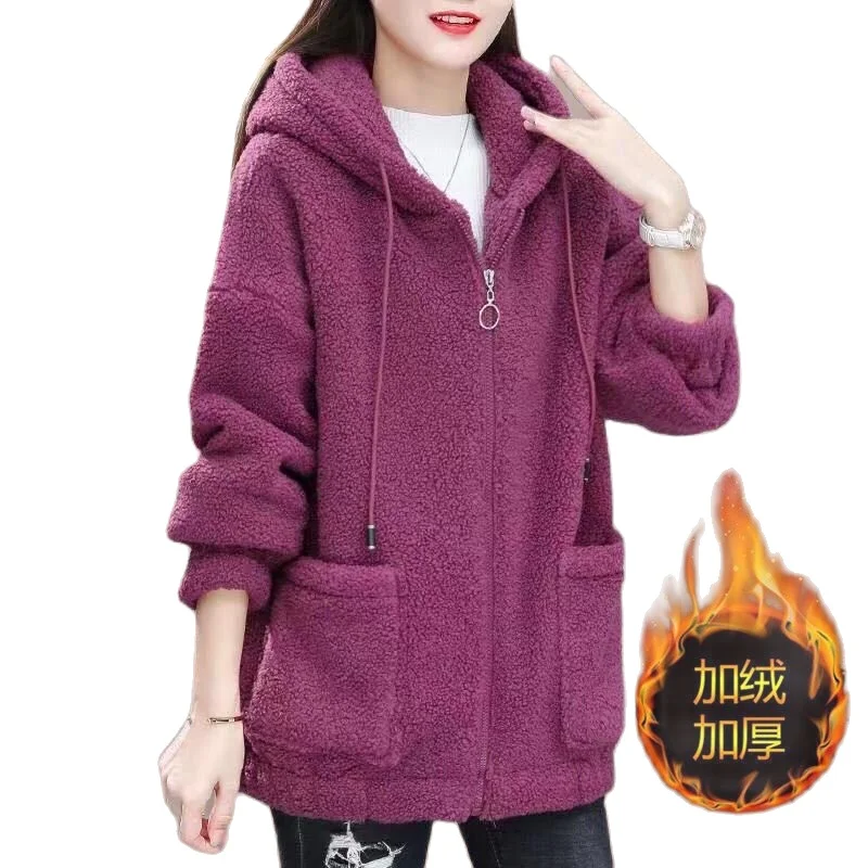 Vest 4XL Lamb velvet women plus velvet thick new autumn and winter loose Korean zipper Teddy velvet jacket
Vest 4XL Lamb velvet women plus velvet thick new autumn and winter loose Korean zipper Teddy velvet jacket