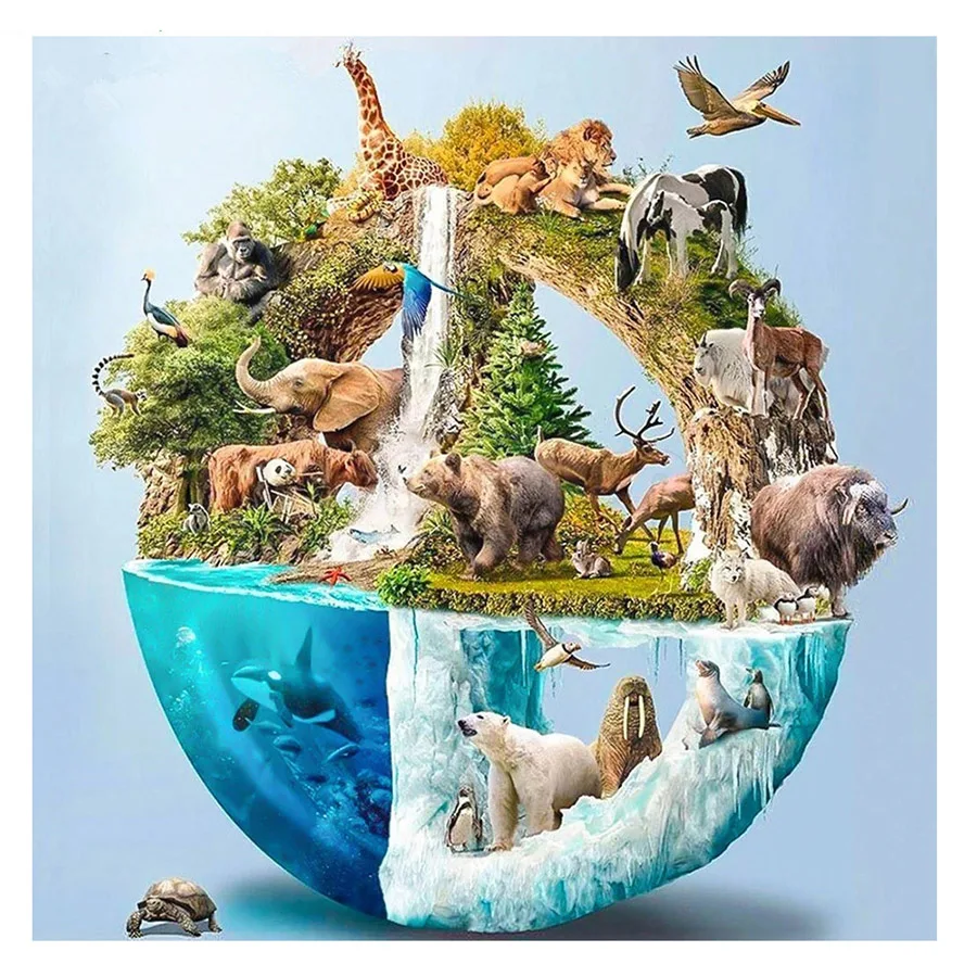 Daimond Painting 5D Full Square/ Round Elephant Whale Polar Bear Diamond Rhinestone Embroidery Resin Mosaic Cross Stitch RS2020
Daimond Painting 5D Full Square/ Round Elephant Whale Polar Bear Diamond Rhinestone Embroidery Resin Mosaic Cross Stitch RS2020