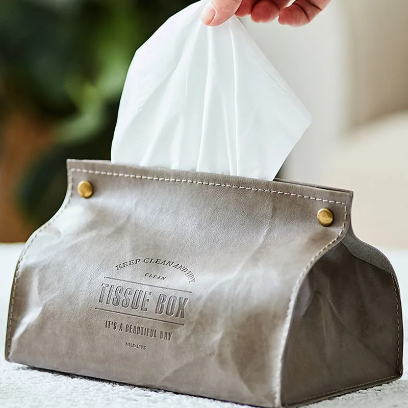 Nordic Style PU Leather Napkin Holder Boite Mouchoir Folding Portable PU Home Organizer Tissue Paper Box For Car Display
Nordic Style PU Leather Napkin Holder Boite Mouchoir Folding Portable PU Home Organizer Tissue Paper Box For Car Display