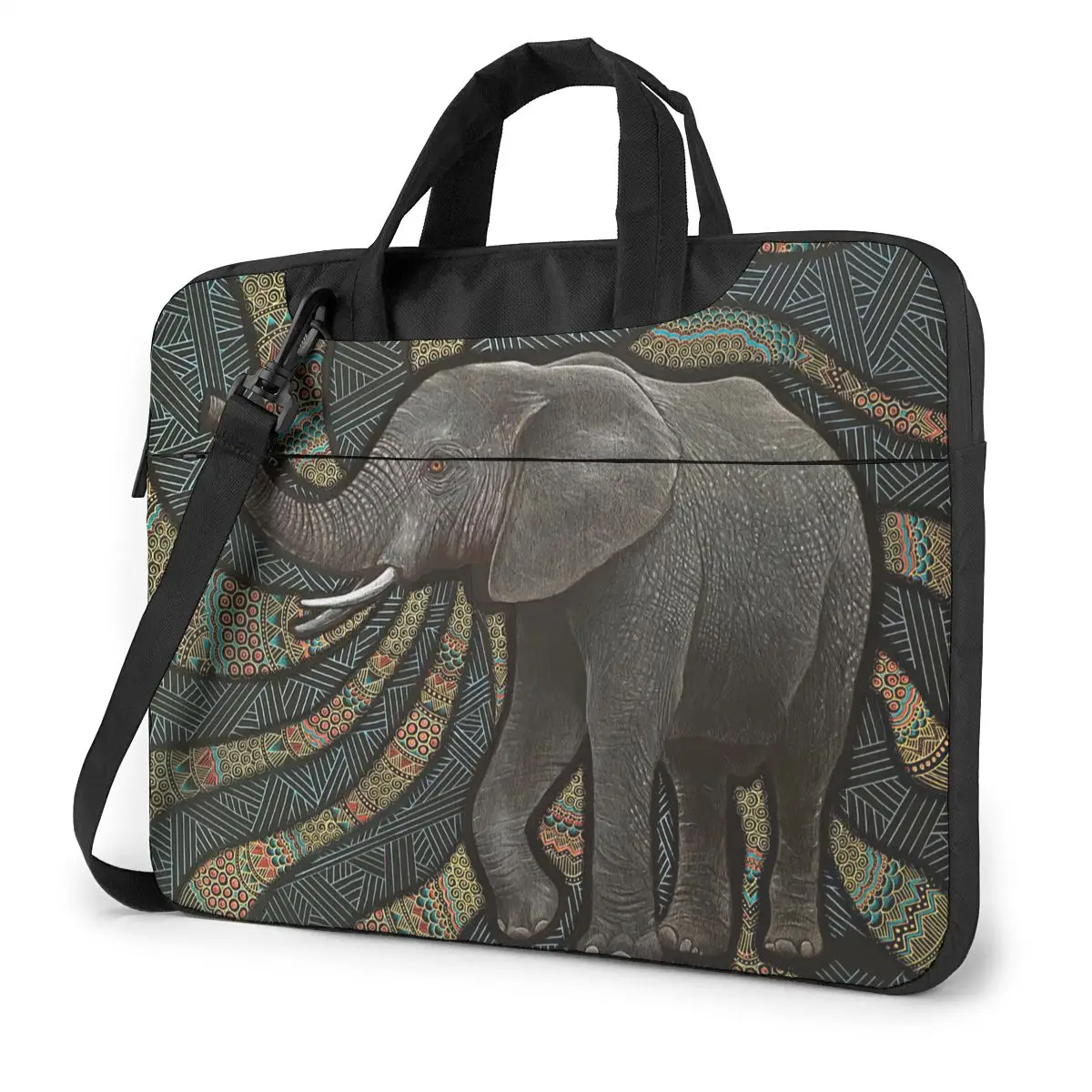 Elephant Zen Laptop Bag Case Protective Vintage Computer Bag Bicycle Crossbody Laptop Pouch
Elephant Zen Laptop Bag Case Protective Vintage Computer Bag Bicycle Crossbody Laptop Pouch