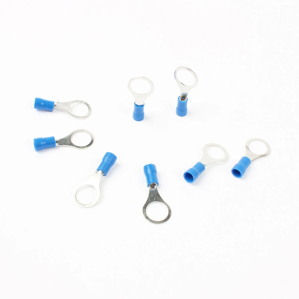 RV2-8 Blue Ring insulated terminal Cable Wire Connector 50PCS/Pack suit 1.5-2.5mm cable Electrical Crimp Terminal RV2.5-8 RV
RV2-8 Blue Ring insulated terminal Cable Wire Connector 50PCS/Pack suit 1.5-2.5mm cable Electrical Crimp Terminal RV2.5-8 RV