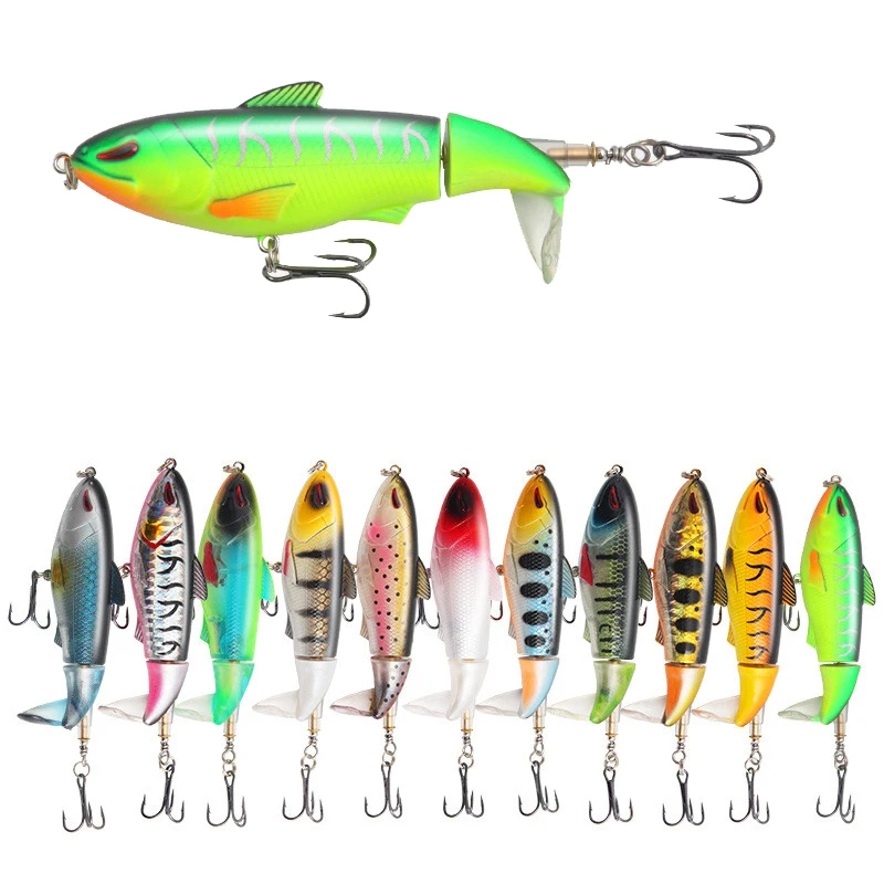 Luya Propeller Bait, Artificial Plastic Artificial Fake Bait with Clamp for Tractor, Wobbler for Fishing, Fishing Gear Supplies
Luya Propeller Bait, Artificial Plastic Artificial Fake Bait with Clamp for Tractor, Wobbler for Fishing, Fishing Gear Supplies