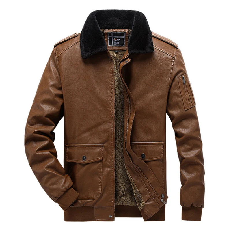 Autumn Winter Mens Leather Jackets Coats British Style Motorcycle Leather Jacket Male Zippers PU Outerwear,Europe/US Size
Autumn Winter Mens Leather Jackets Coats British Style Motorcycle Leather Jacket Male Zippers PU Outerwear,Europe/US Size