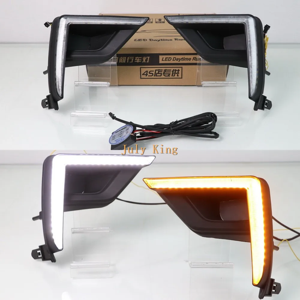 July King LED Daytime Running Lights for Toyota Land Cruiser 2700/4000 FJ150 LC150 2017-2019, LED DRL + Streamer Turn Signals
July King LED Daytime Running Lights for Toyota Land Cruiser 2700/4000 FJ150 LC150 2017-2019, LED DRL + Streamer Turn Signals