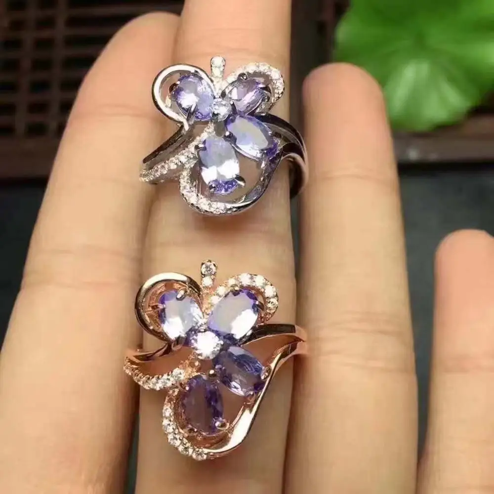 Natural And Real Tanzanite luxury ring ring Free shipping gemstone 925 sterling silver Fine jewelry
Natural And Real Tanzanite luxury ring ring Free shipping gemstone 925 sterling silver Fine jewelry