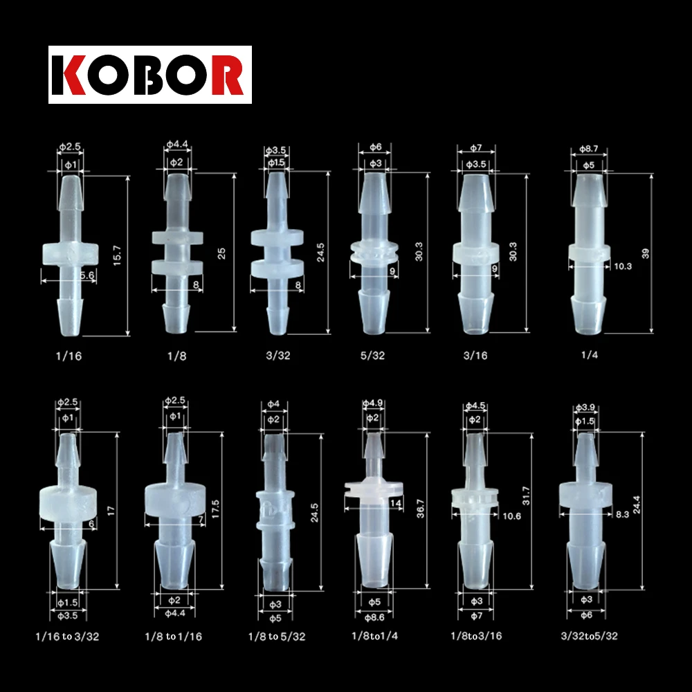 Peristaltic pump Plastic hose straight joint silicone tube pagoda reducer adapter pipe butt pipe transparent PP waterproof joint
Peristaltic pump Plastic hose straight joint silicone tube pagoda reducer adapter pipe butt pipe transparent PP waterproof joint
