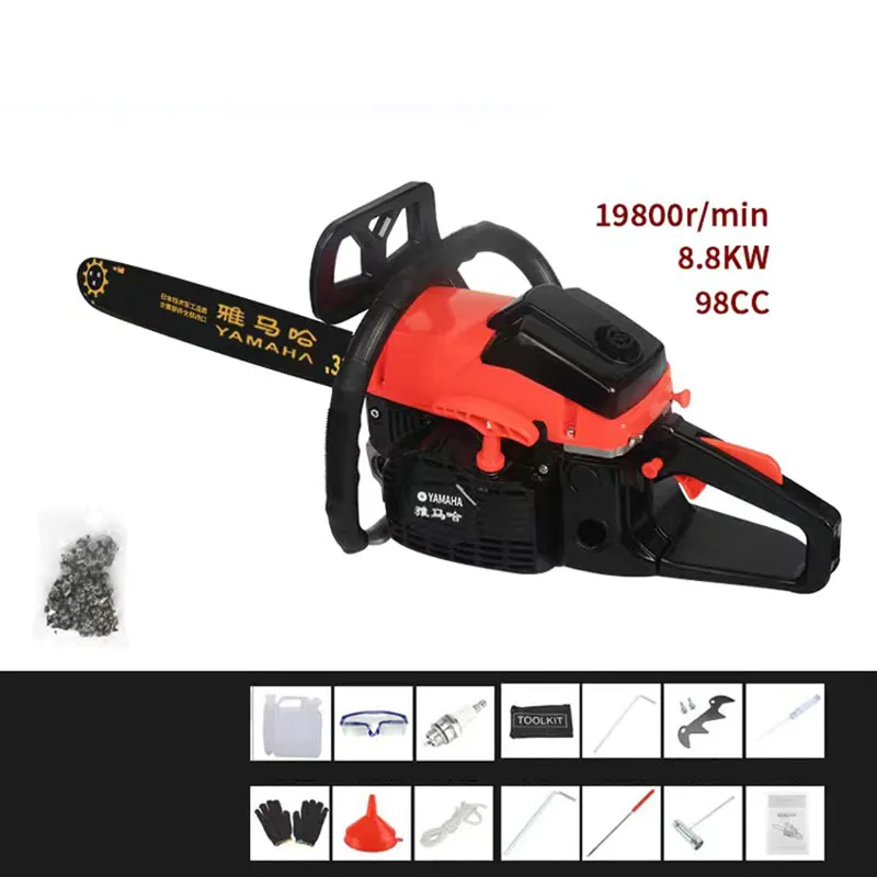 8800W chainsaw logging saw high-power small portable chain saw chain saw gasoline saw logging multi-function
8800W chainsaw logging saw high-power small portable chain saw chain saw gasoline saw logging multi-function