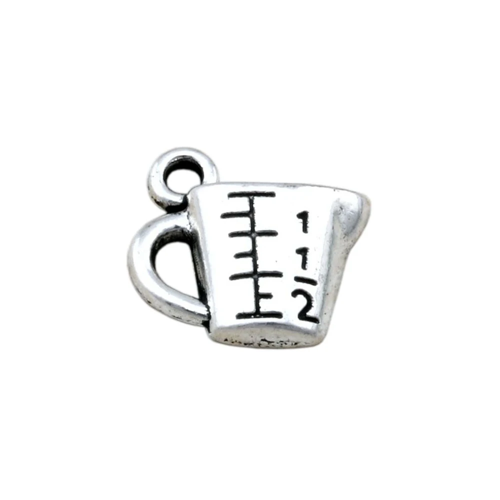 200Pcs Tibetan Silver Alloy Measuring Cup Charm Pendants For Jewelry Making Findings 14x13.5mm A-0105
200Pcs Tibetan Silver Alloy Measuring Cup Charm Pendants For Jewelry Making Findings 14x13.5mm A-0105