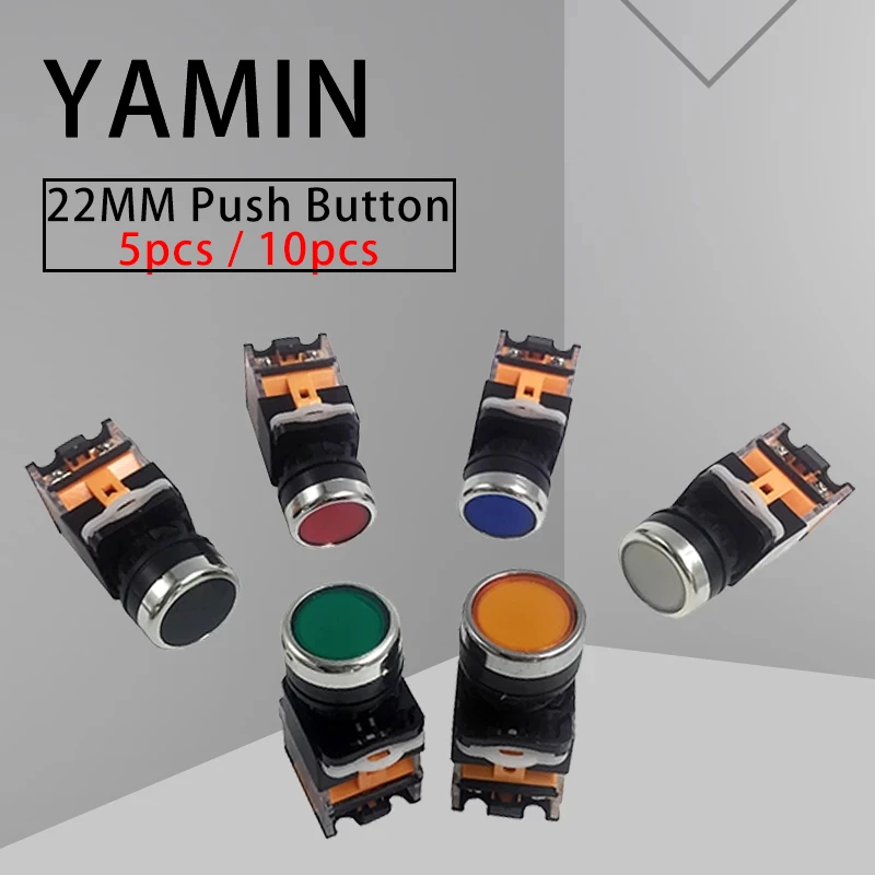 5/10pcs 22mm 4 Screws Circular Small Size Flat Round Panel LA38-11 LA38-11BN ON-OFF Momentary Latching Type Push Button Switch
5/10pcs 22mm 4 Screws Circular Small Size Flat Round Panel LA38-11 LA38-11BN ON-OFF Momentary Latching Type Push Button Switch