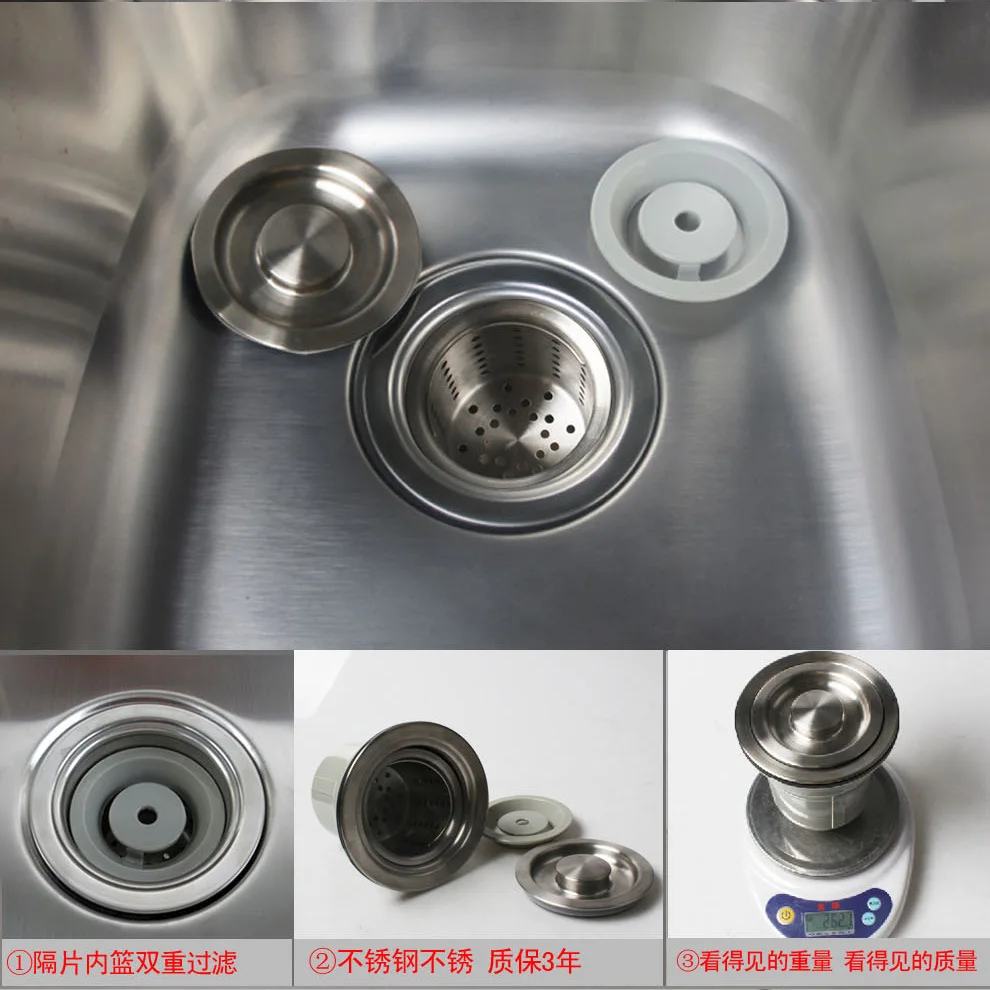 MTTUZK Kitchen Sink Drainer Accessories 110mm/114mm Diameter 304 Stainless Steel Drainer For the Sink Filter Drain Lifting Drain
MTTUZK Kitchen Sink Drainer Accessories 110mm/114mm Diameter 304 Stainless Steel Drainer For the Sink Filter Drain Lifting Drain