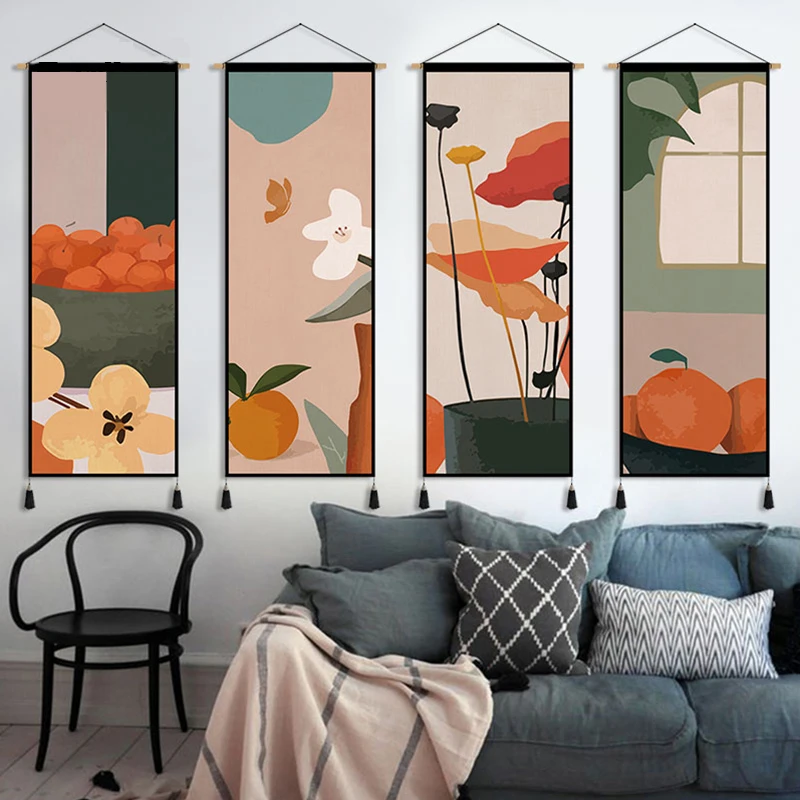 Nordic Canvas Posters Painting Decorative Picture Wall Art Wood Scroll Hanging Painting Home Living Room Decor
Nordic Canvas Posters Painting Decorative Picture Wall Art Wood Scroll Hanging Painting Home Living Room Decor