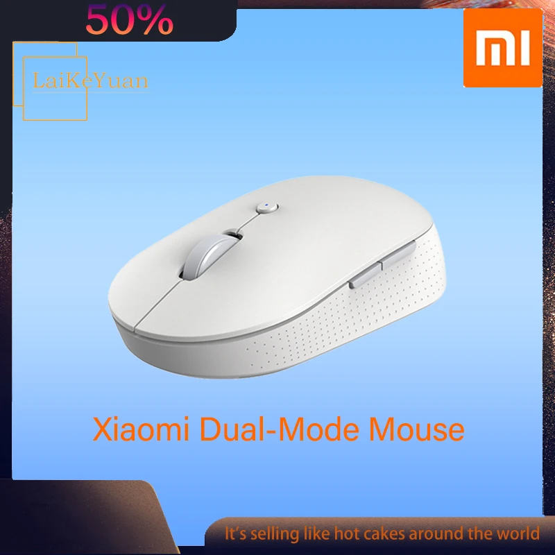 Orignial Xiaomi Mi Wireless Dual-Mode Mouse Silent Ergonomic Bluetooth USB Side Buttons Protable Mini Wireless Mice
Orignial Xiaomi Mi Wireless Dual-Mode Mouse Silent Ergonomic Bluetooth USB Side Buttons Protable Mini Wireless Mice