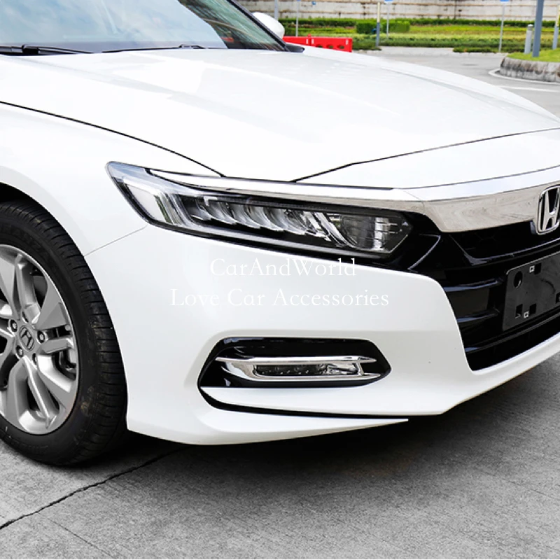 Front Fog Light Frame Lamp Eyebrow Trims Cover ABS Chrome Car External Accessories For Honda Accord 10th 2018-2022
Front Fog Light Frame Lamp Eyebrow Trims Cover ABS Chrome Car External Accessories For Honda Accord 10th 2018-2022