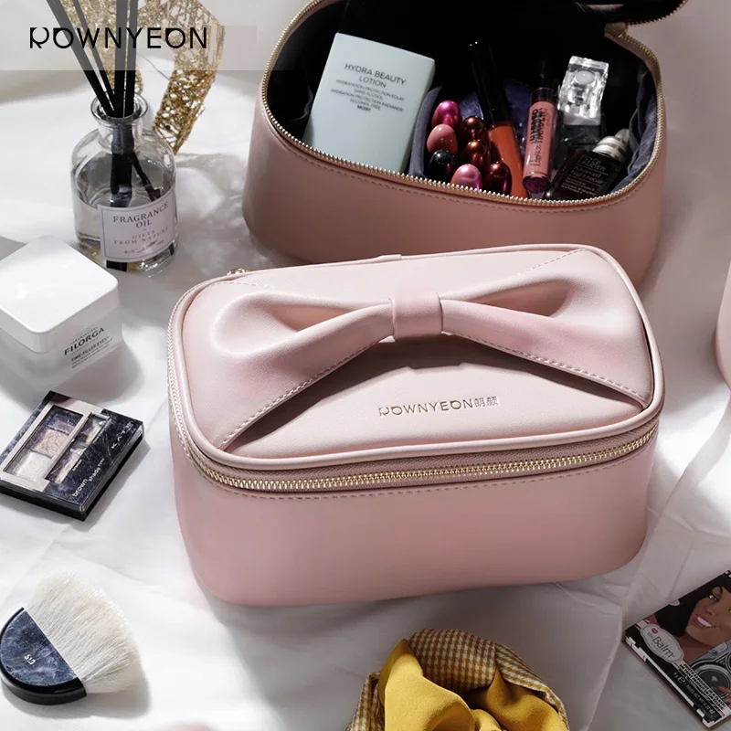 New Women Cosmetic Case Fashion Bow-knot Makeup Bag Ladies' Cute Leather Beauty Box Portable Travel Cosmetic Storage Wash Bag
New Women Cosmetic Case Fashion Bow-knot Makeup Bag Ladies' Cute Leather Beauty Box Portable Travel Cosmetic Storage Wash Bag
