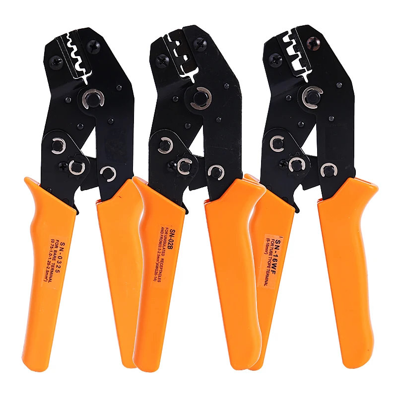 Wire Crimping Pliers Spring Pre Insulated Terminal Crimper Pliers Precision Jaw Hand Tools Crimping High Quality SN Series
Wire Crimping Pliers Spring Pre Insulated Terminal Crimper Pliers Precision Jaw Hand Tools Crimping High Quality SN Series