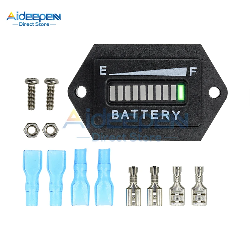 DC 12V 24V LED Motorcycle Car Lead Acid Storage Battery Charging Capacity Indicator Digital Battery Power Tester
DC 12V 24V LED Motorcycle Car Lead Acid Storage Battery Charging Capacity Indicator Digital Battery Power Tester