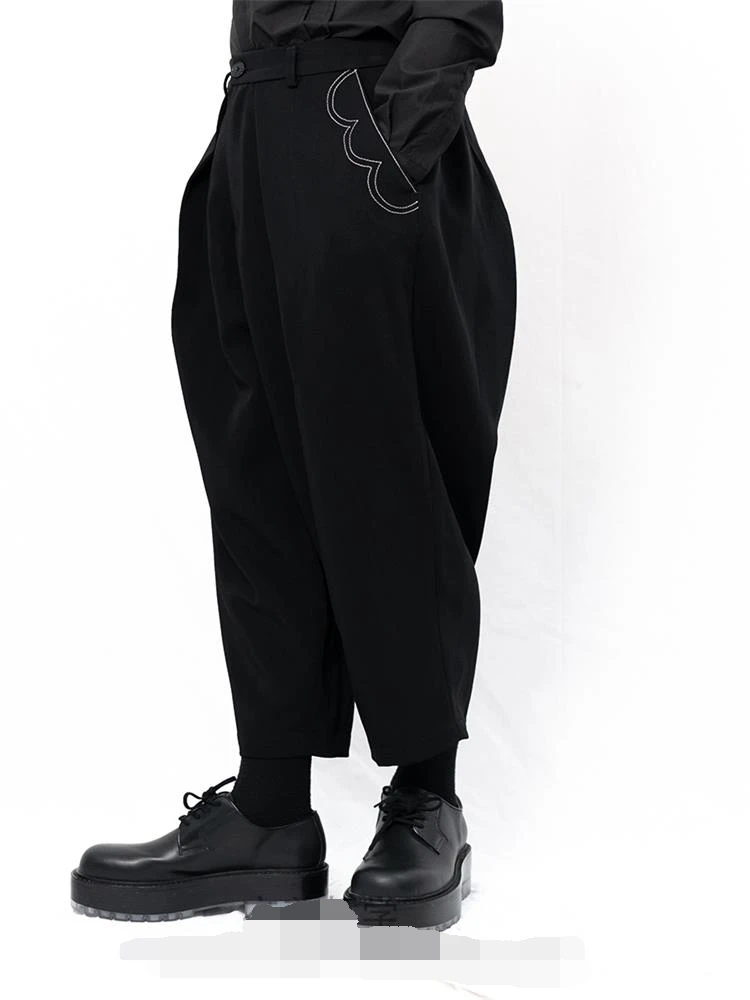 Men's new men's Yamamoto style casual pants long pants large size loose simple Harlem pants
Men's new men's Yamamoto style casual pants long pants large size loose simple Harlem pants
