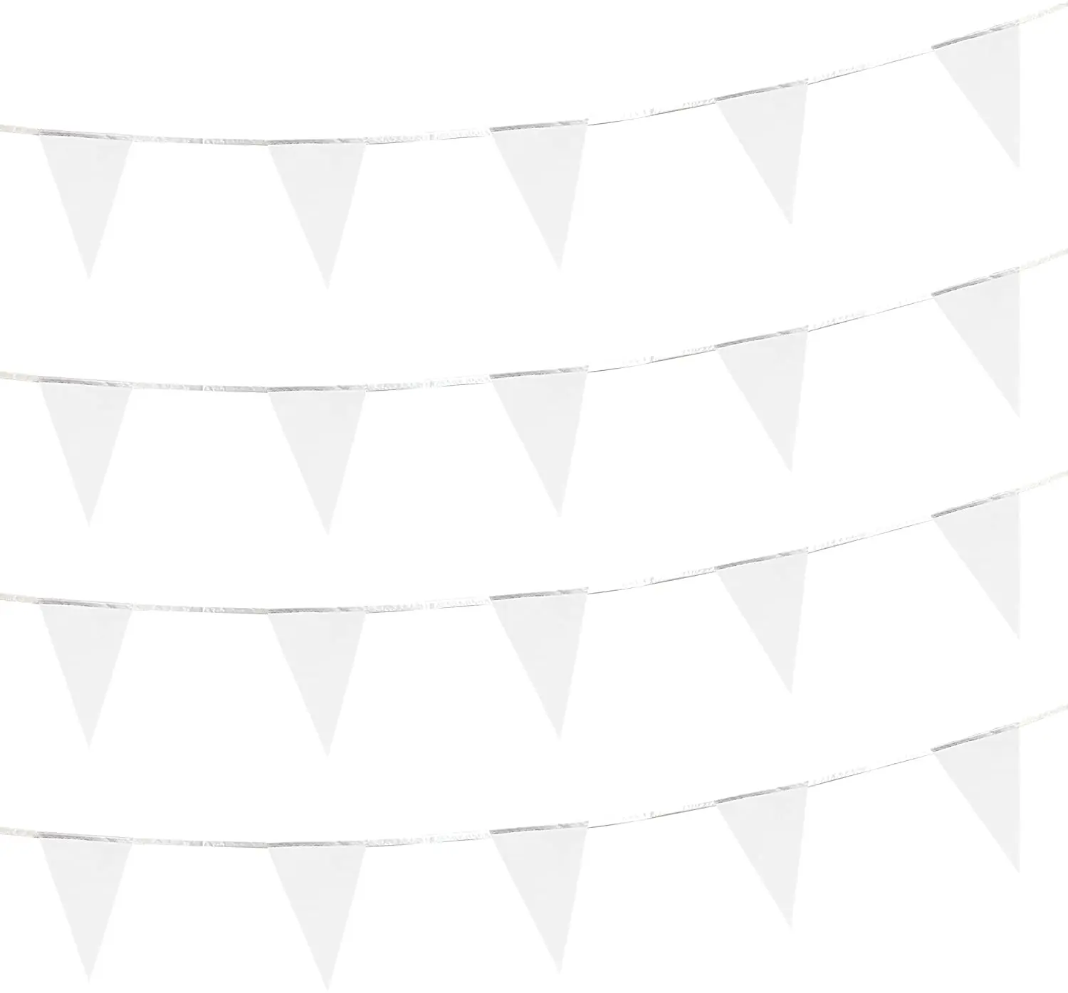 Drop Shipping 2 Pack/Set 8M High Quality Pennant Flags Bunting Fabric Flags White Decorations Wedding Grand Opening Banner Rope
Drop Shipping 2 Pack/Set 8M High Quality Pennant Flags Bunting Fabric Flags White Decorations Wedding Grand Opening Banner Rope