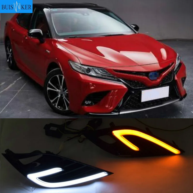 2 шт. для Toyota Camry 2018 2019 XSE SE DRL светодиодный ные Противотуманные фары Дневные ходовые огни фары дальнего света с указателем поворота
2 шт. для Toyota Camry 2018 2019 XSE SE DRL светодиодный ные Противотуманные фары Дневные ходовые огни фары дальнего света с указателем поворота