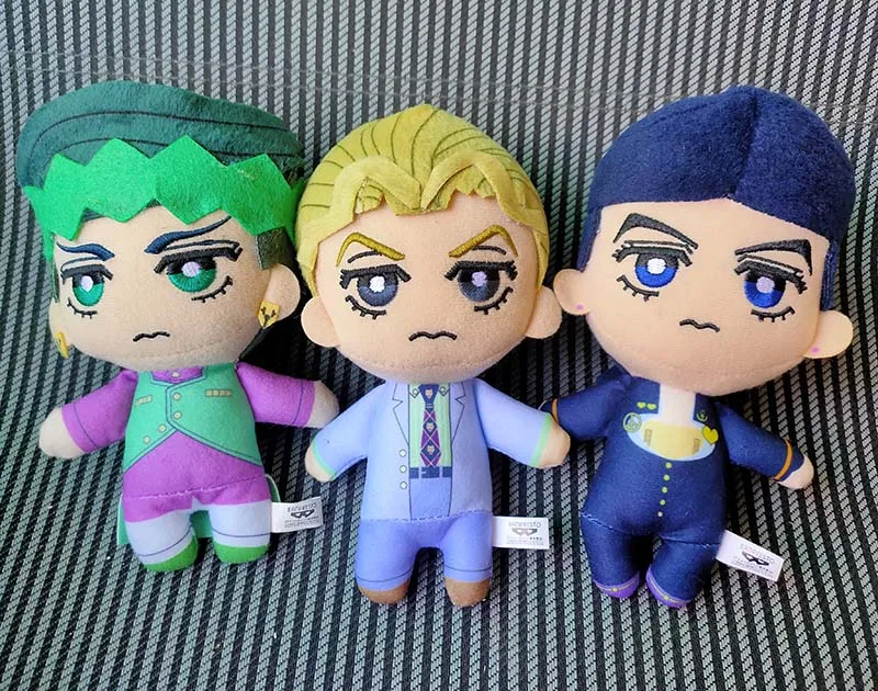 JOJOS Bizarre Adventure Tomonui плюшевая кукла Rohan Kishibe Yoshikage Kira Josuke Higashikata 3 шт.
JOJOS Bizarre Adventure Tomonui плюшевая кукла Rohan Kishibe Yoshikage Kira Josuke Higashikata 3 шт.