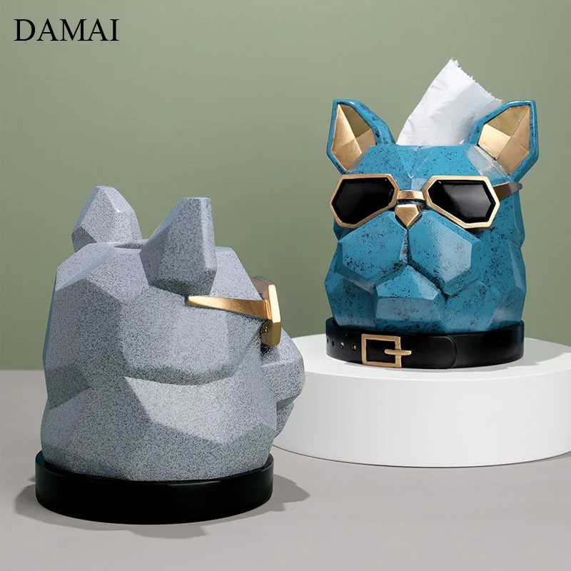 French Bulldog Decorative Tissue Box Cover Creativity Animal Decor Paper Towel Box Desktop Sunglasses Dog Decoration Ornaments
French Bulldog Decorative Tissue Box Cover Creativity Animal Decor Paper Towel Box Desktop Sunglasses Dog Decoration Ornaments