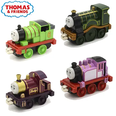 40 รูปแบบ 1:43 Thomas และเพื่อนรถไฟของเล่น Thomas โลหะผสมโลหะ Diecast Magnetic Track Train ชุดเด็กของเล่นเพื่อการศึกษาของขวัญ