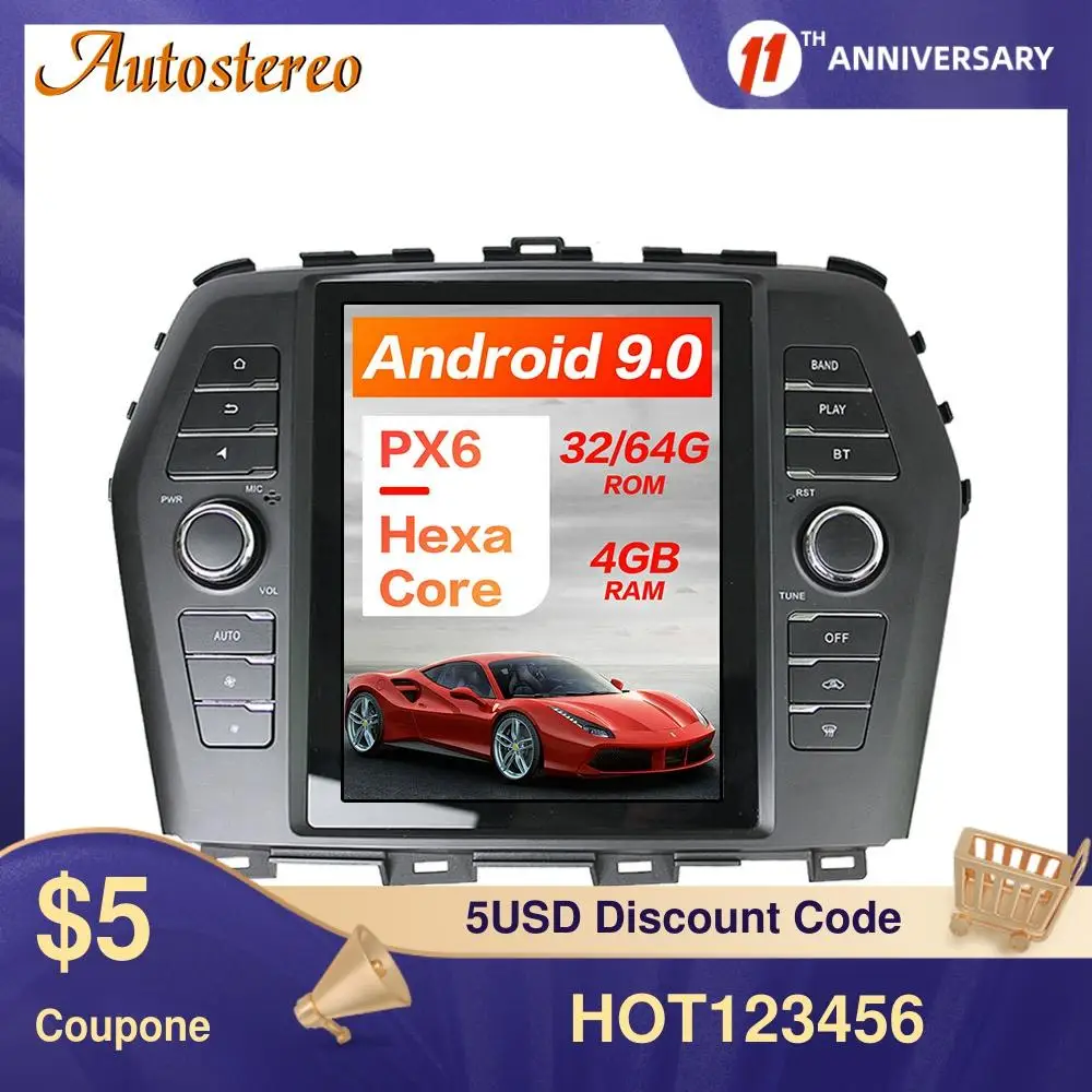 For Nissan Maxima 2016 2017 2018 2019 Car GPS Navigation Multimedia Tape Tesla style Android 9.0 4G Auto Radio Recorder Headunit
For Nissan Maxima 2016 2017 2018 2019 Car GPS Navigation Multimedia Tape Tesla style Android 9.0 4G Auto Radio Recorder Headunit