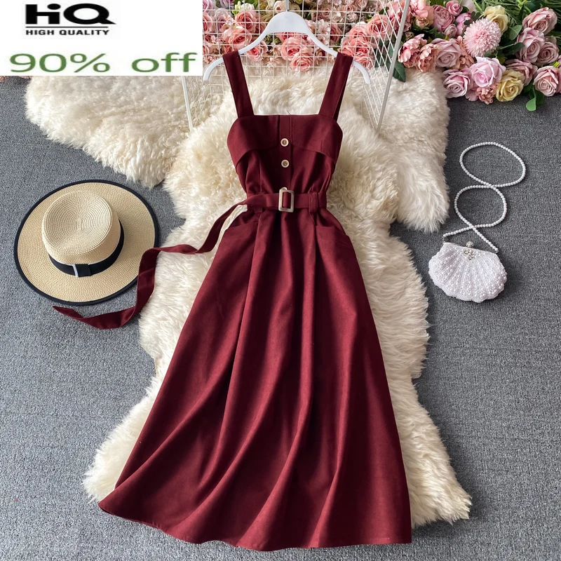High Quality 2022 Vintage Summer Dress Woman Korean Red Dresses for Women Elegant Midi Dress Female Vestido De Mujer Pph3508
High Quality 2022 Vintage Summer Dress Woman Korean Red Dresses for Women Elegant Midi Dress Female Vestido De Mujer Pph3508