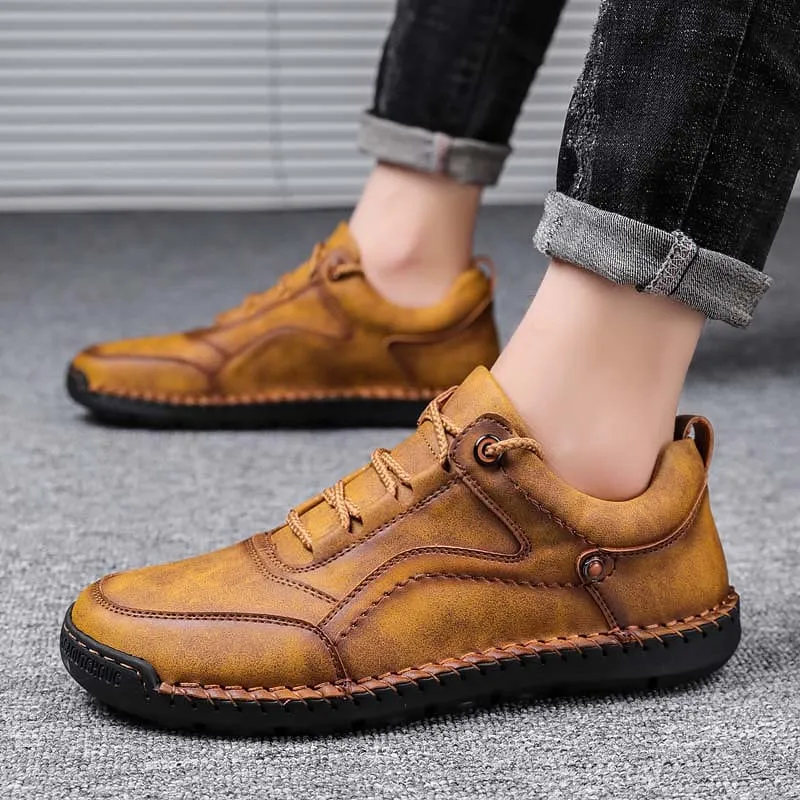 Fashion Men Casual Shoes lace up Handmade Vintage Men Shoes Luxury Brand Male Shoes outdoor Genuine Leather Men's Leisure Shoes
Fashion Men Casual Shoes lace up Handmade Vintage Men Shoes Luxury Brand Male Shoes outdoor Genuine Leather Men's Leisure Shoes
