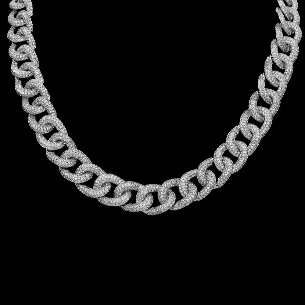 Black Cubic Zirconia Paved Iced Out Round Cuban Miami Chain Necklaces for Men Hip Hop Bling CZ Rapper Jewelry Gifts
Black Cubic Zirconia Paved Iced Out Round Cuban Miami Chain Necklaces for Men Hip Hop Bling CZ Rapper Jewelry Gifts