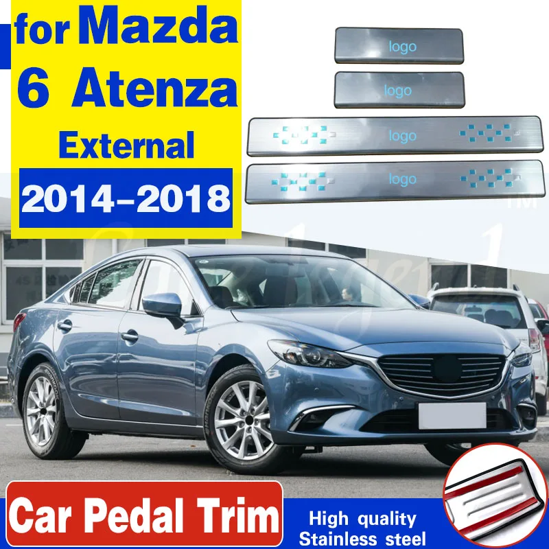 For Atenza Accessories Door Sill Scuff Plate Pedal Trim Auto Threshold Protector Sticker Car Stainless Steel Styling 2014-2018
For Atenza Accessories Door Sill Scuff Plate Pedal Trim Auto Threshold Protector Sticker Car Stainless Steel Styling 2014-2018