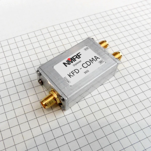 836 / 881mhz Ceramic Dielectric Duplex Filter for Cdma800 and TDMA, SMA Interface
836 / 881mhz Ceramic Dielectric Duplex Filter for Cdma800 and TDMA, SMA Interface