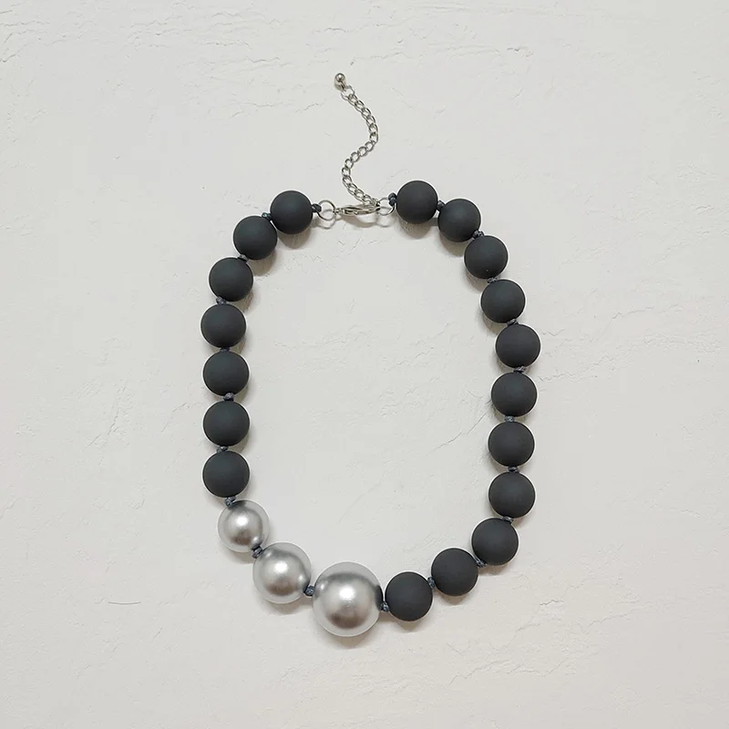 kara&kale Dark Grey Resin Beads Necklaces Vintage Big Bead Statement Necklace For Women Jewelry Wholesale
kara&kale Dark Grey Resin Beads Necklaces Vintage Big Bead Statement Necklace For Women Jewelry Wholesale