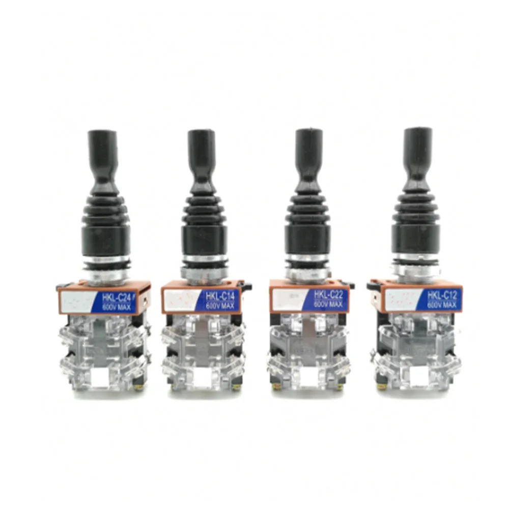 22mm Joystick Switch Momentary 4 position 4NO self Latching Spring Return Wobble Stick Monolever Rocker Cross Switch HKL-C24
22mm Joystick Switch Momentary 4 position 4NO self Latching Spring Return Wobble Stick Monolever Rocker Cross Switch HKL-C24