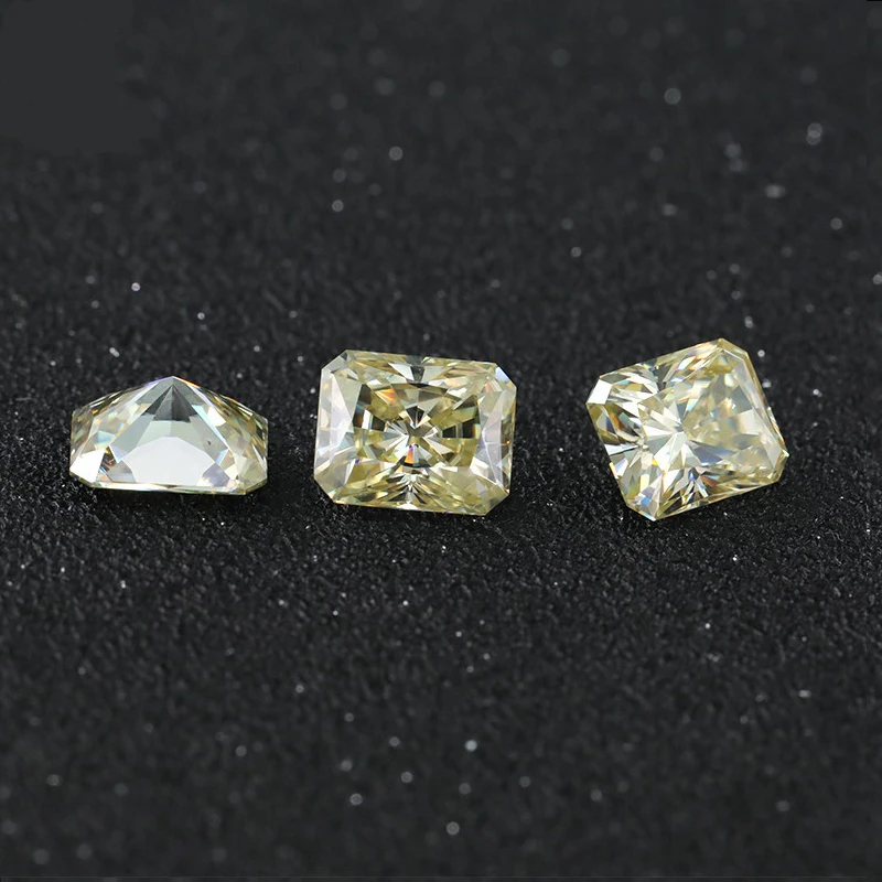 High Quality Radiant Cut Moissanites Diamond Light Yellow Synthetic Rectangle Shape moissanites stones
High Quality Radiant Cut Moissanites Diamond Light Yellow Synthetic Rectangle Shape moissanites stones