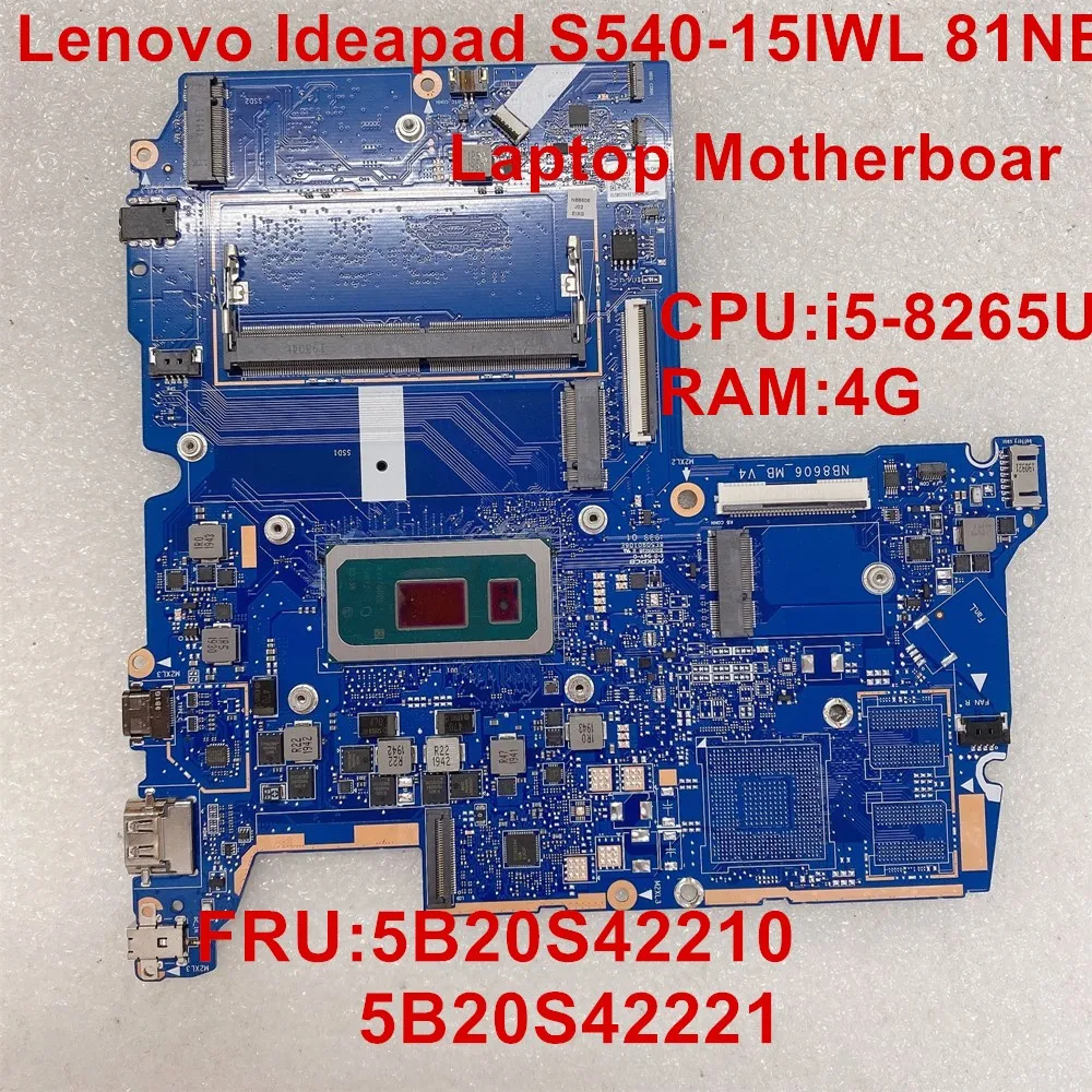 Оригинальная материнская плата для ноутбука Lenovo Ideapad S540-15IWL 81NE, процессор i5-8265U UAM RAM: 4G FRU: 5B20S42210 5B20S42221
Оригинальная материнская плата для ноутбука Lenovo Ideapad S540-15IWL 81NE, процессор i5-8265U UAM RAM: 4G FRU: 5B20S42210 5B20S42221