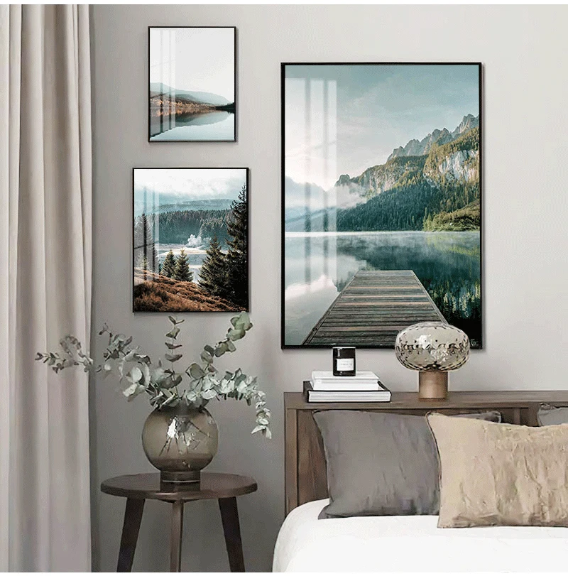 Scandinavian Nature Landscape Wall Art Canvas, Living Room Nordic Painting Decorative Picture Bedroom Modular Home Decoration
Scandinavian Nature Landscape Wall Art Canvas, Living Room Nordic Painting Decorative Picture Bedroom Modular Home Decoration