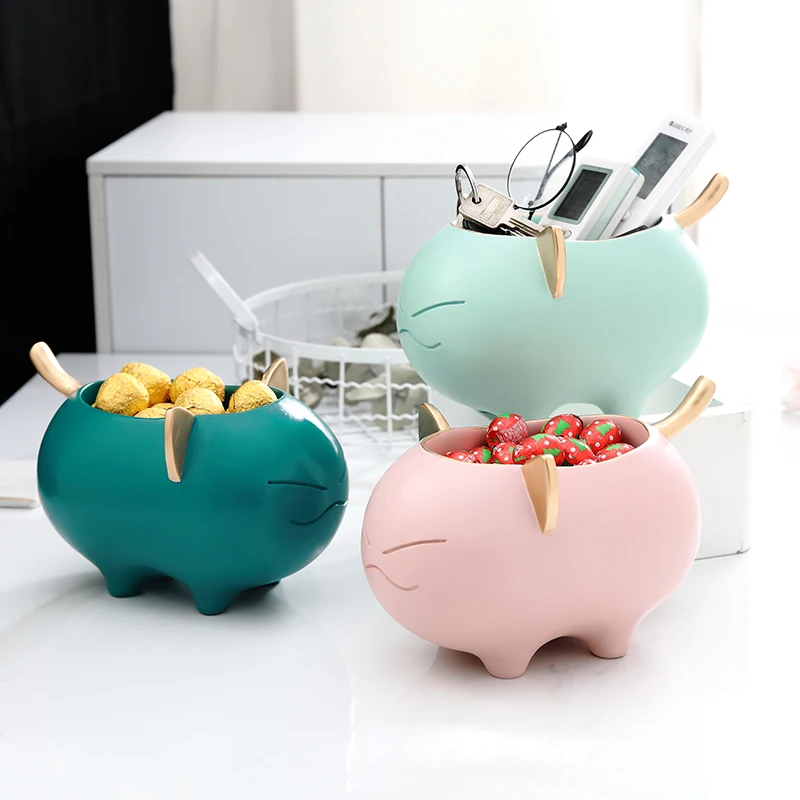 Lovely Cat Ornaments Home Organizer Resin Crafts Table Storage Box for Snacks Remote Control
Lovely Cat Ornaments Home Organizer Resin Crafts Table Storage Box for Snacks Remote Control