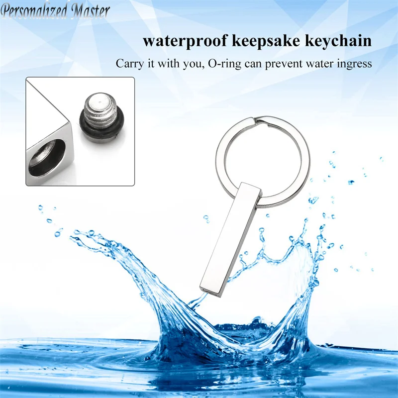 Personalized Master Customized Text Name Keychain Vertical Cuboid Bar Stainless Steel Cremation Urn Memorial Key Chains Keyring
Personalized Master Customized Text Name Keychain Vertical Cuboid Bar Stainless Steel Cremation Urn Memorial Key Chains Keyring