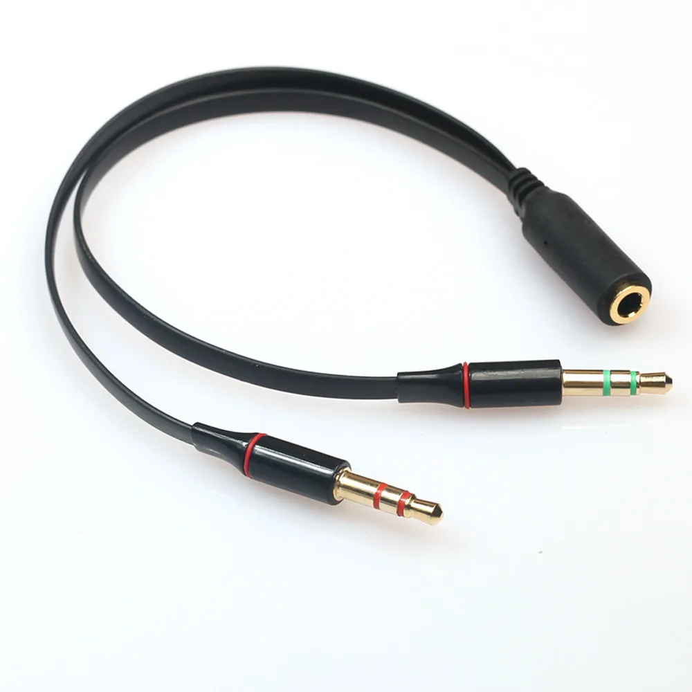 3.5mm Mic Stereo Audio Adapter Audio Cable For PC Laptop 1 3.5mm Female to 2 Male Y-Splitter Cable Audio cable adapter In Stock
3.5mm Mic Stereo Audio Adapter Audio Cable For PC Laptop 1 3.5mm Female to 2 Male Y-Splitter Cable Audio cable adapter In Stock