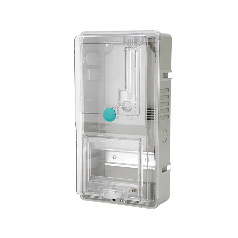 Single phase meter box 1 WATERPROOF plug-in outdoor meter box household transparent plastic meter box
Single phase meter box 1 WATERPROOF plug-in outdoor meter box household transparent plastic meter box