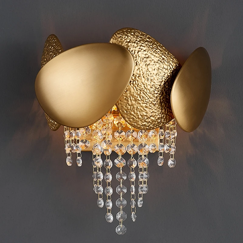 Crystal Wall Lamp Luxury Living Room Bedroom Bedside Background Led Wall Light Personality Ceiling Corridor Aisle Sconce Lights
Crystal Wall Lamp Luxury Living Room Bedroom Bedside Background Led Wall Light Personality Ceiling Corridor Aisle Sconce Lights